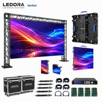 Écran LED de location 5m x 3m P3.91, système complet avec 4K HDR10, étanche IP65, pour concerts en plein air, festivals et événements en direct