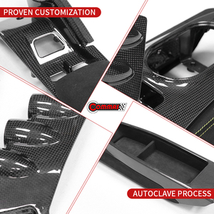 Factory Price Dry Carbon Fiber OEM Style Car Auto Parts 488 Interior Car Central Control Base for Ferrari 488 - Product Image 2