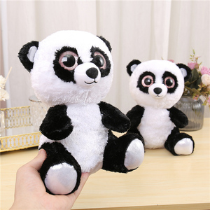 Peluche <span class=keywords><strong>Panda</strong></span> Noir et Blanc Assis, Grande Vente, Mignon avec <span class=keywords><strong>de</strong></span> Grands <span class=keywords><strong>Yeux</strong></span>, Jouet en Peluche <span class=keywords><strong>Panda</strong></span> pour Enfants, Cadeau Idéal - Product Image 2