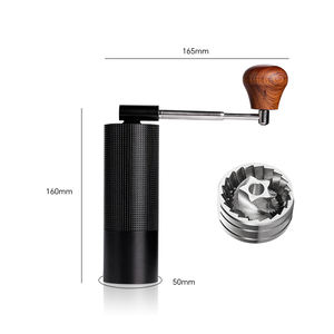 Nuevo Molinillo de Café Manual Portátil, Plegable y Ajustable de Acero Inoxidable, con Bandeja de 25g de Capacidad, Ecológico - Product Image 5