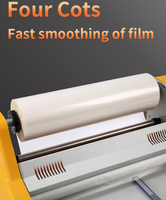 Laminateur à froid et à chaud Entu FM3520 A3 pour papier PVC, 600W/650W, 1,3m/min, fourni directement par l'usine du Henan, à prix réduit