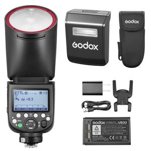 Flash pour appareil photo <span class=keywords><strong>Godox</strong></span> <span class=keywords><strong>V1</strong></span> Pro V1Pro-S/C/N/F, version améliorée du <span class=keywords><strong>Godox</strong></span> <span class=keywords><strong>V1</strong></span>-N - Product Image 1