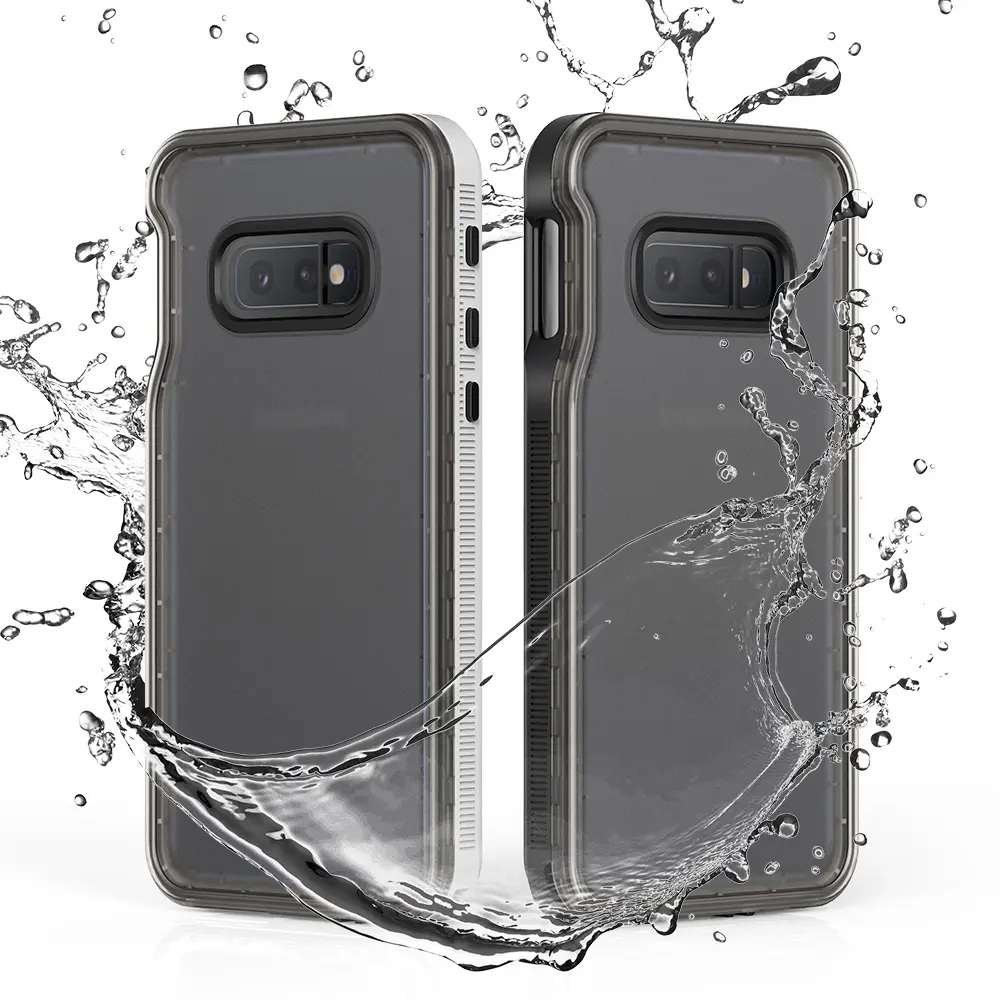 shenzhen tpu pc full cover ipx8 waterproof 360 ultra thin diving water proof mobile phone case for samsung galaxy s10e