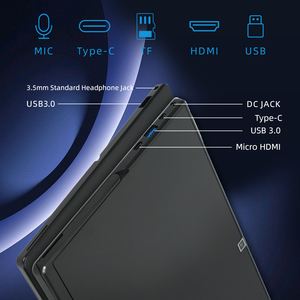 Tùy chỉnh Thương hiệu Mới <span class=keywords><strong>Windows</strong></span> 5000mAh 2 trong <span class=keywords><strong>1</strong></span> Tablet PC 11.6 ''ips 8GB/256GB kinh doanh Tablet PC với bàn phím - Product Image 2
