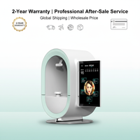 Analyseur de peau 3D AI, scanner facial, appareil de diagnostic, équipement de beauté pour salon, caméra HD, compatible WiFi/Bluetooth, garantie 2 ans