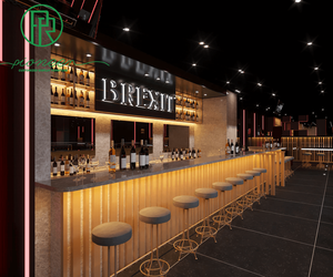 Muebles de salón de madera para cachimba, barra de <span class=keywords><strong>Whisky</strong></span> y cigarro, piedra para decoración de Club nocturno, Ideas - Product Image 5