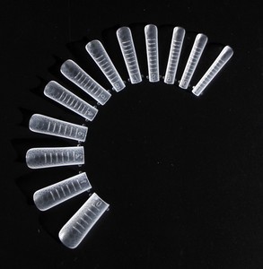 120pcs Clear PP Skin Pattern <b>Nail</b> Dual Forms Poly Gel <b>Extension</b> Reusable Plastic <b>Nail</b> Form Tips - Product Image 1