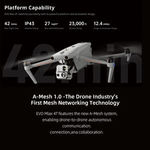 Hélices Originales AUTEL EVO Max con Sistema Integrado de Zoom Gran Angular, Infrarrojos y Láser para Medición de Distancias - Product Image 3