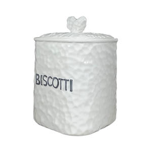 BISCOTTIERA BIANCA 17x17 H 18CM - Product Image 1