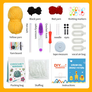 Kit de animales de tejer Diy con Kits de <span class=keywords><strong>ganchillo</strong></span> de hilo de regalo de muñeca <span class=keywords><strong>paso</strong></span> <span class=keywords><strong>a</strong></span> <span class=keywords><strong>paso</strong></span> para principiantes Material de bricolaje - Product Image 6