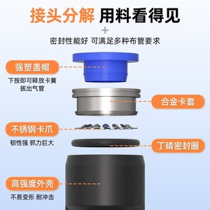 Qingze <b>Quick</b> Connect Pneumatic Hose Reducer 2 Way <b>Connector</b> Pg6 8 10 12 16 4 6 8 Plastic For Industrial Use - Product Image 4