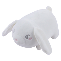 Boneka Kelinci Gemuk Telinga Panjang, Mainan Hewan Isi Dakron Lembut dan Halus, Ukuran Kustom, Produsen OEM ODM, Grosir Partai Besar