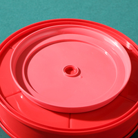 Boîte de bonbons à Base rotative chinoise personnalisée pour le nouvel an, noix en plastique et assiette de fruits secs