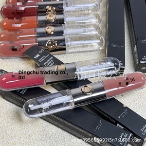 Brillo Labial <span class=keywords><strong>de</strong></span> Doble Punta en Stock, Larga Duración, Anti-Manchas, Antiadherente, Acabado Espejo <span class=keywords><strong>de</strong></span> Alto Brillo, 3ml - Product Image 2