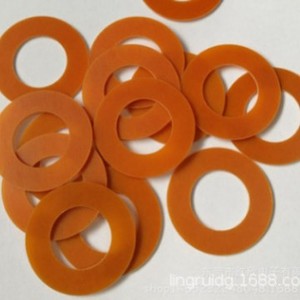 Rondelle isolante en résine phénolique usinée sur mesure CNC pour applications électriques - Product Image 4