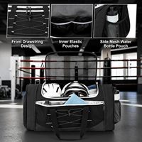 Sac de sport de boxe avec tissu en maille respirante, adapté à tous les équipements, idéal pour le MMA, le BJJ, le Taekwondo et le Muay Thai.