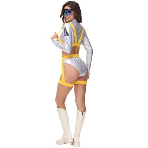 Costumes d'astronaute sexy pour femmes, déguisement d'astronaute pour adultes, uniforme de vol, performance scénique, déguisement d'Halloween, cadeau, combinaison spatiale - Product Image 4