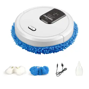 Hot Selling Rechargeable Floor Machine Wet Dry Scrubbing Humidifying Automatic Cleaning USB Charge 3 in 1 Smart Robot Cleaner