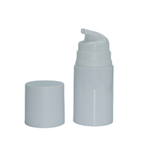 Bouteilles sans air en PP blanc 30ml récipient cosmétique en plastique sans air bouteille de pompe à bouchon à vis de lotion