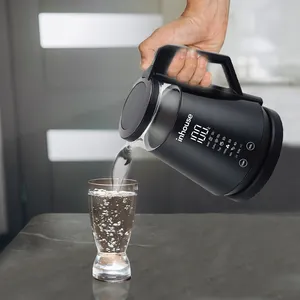 Roestvrijstalen Draagbare Mini-Elektrische Waterkoker Smart Digital 1.5l Waterkoker Met Temperatuurregeling Huishoudelijke Apparaten Fabriek Direct