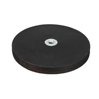 Aimant en pot noir revêtu de caoutchouc, puissant, avec filetage M6, 22mm 34mm 43mm 66mm 88mm, prix usine