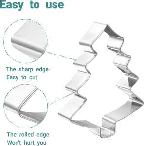 Herramientas para hornear <span class=keywords><strong>de</strong></span> acero inoxidable, molde para <span class=keywords><strong>galletas</strong></span> con forma <span class=keywords><strong>de</strong></span> Navidad, juego <span class=keywords><strong>de</strong></span> cortador <span class=keywords><strong>de</strong></span> <span class=keywords><strong>galletas</strong></span>, máquina cortadora <span class=keywords><strong>de</strong></span> <span class=keywords><strong>galletas</strong></span> <span class=keywords><strong>de</strong></span> vacaciones - Product Image 6