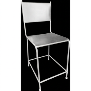 Chaise de bar moderne en métal sans dossier, style industriel, pour hôtel, cuisine, salle à manger - Product Image 1