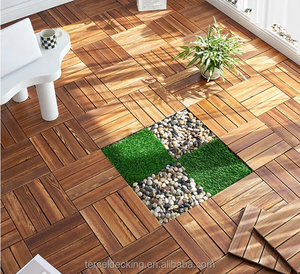 Baldosas de terraza entrelazadas para interiores, duraderas e impermeables, baldosas de patio para exteriores, baldosas de terraza DIY - Product Image 2