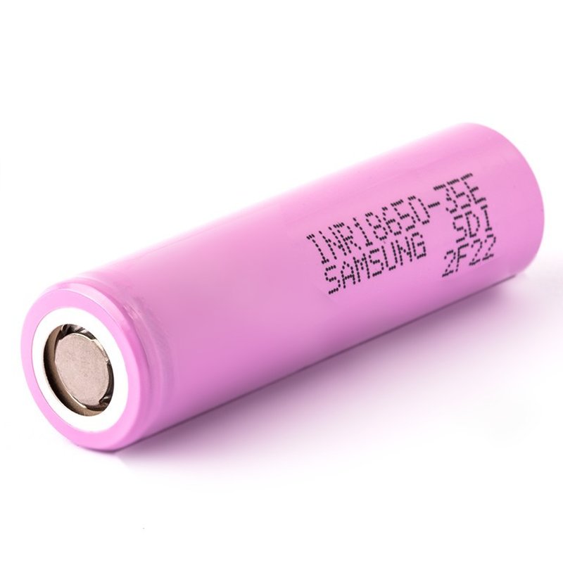 उच्च क्षमता INR 18650 35E 3.7V 3500mah के लिए 8A गुलाबी लिथियम बैटरी सैमसंग INR18650-35E