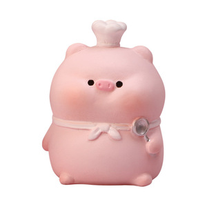 ตุ๊กตาหมูข้าวสารสุดสร้างสรรค์ งานฝีมือเรซิ่น ของตกแต่งโต๊ะทำงาน ของขวัญน่ารักแบบกล่องสุ่ม ของตกแต่งบ้าน - Product Image 5