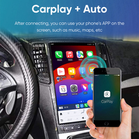 Carplay para Infiniti G37 2007-2013 Android 13 estilo Tesla pantalla Auto estéreo unidad principal coche reproductor Multimedia Radio cinta Unidad Principal