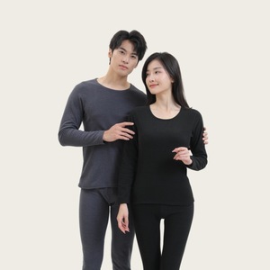 Conjunto de pijama térmico de seda de Cachemira para otoño e invierno al por mayor, pantalones de doble cara con terciopelo grueso, ropa de dormir para hombres y mujeres - Product Image 1