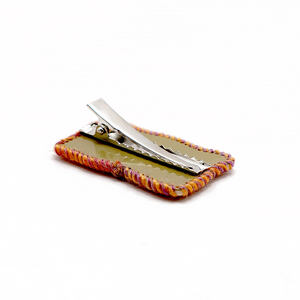 Original Design Square Pattern LOGO Aluminum Acetate Butterfly Lightweight Eco-Friendly <b>Kids</b>' <b>Party</b> School Fashion Hair Claw - Product Image 5