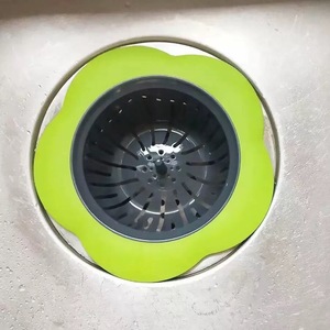 ตัวกรองท่อน้ำทิ้งรูปดอกพลัมพลาสติก ป้องกันการอุดตัน ฝาครอบอ่างล้างจานในครัว ทำความสะอาดง่าย ติดตั้งแบบดรอปอิน - Product Image 4