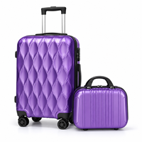 Ensemble de bagages 5 pièces, valise rigide en ABS, avec trousse de toilette, roues pivotantes à 360°, bagages à roulettes, OEM ODM