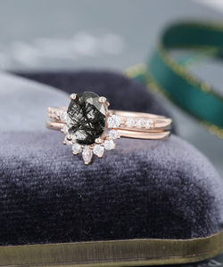 Cuarzo Rutilado Negro Natural, Cuarzo Rutilado Negro de Alta Dureza, Brazalete de Cuarzo Rutilado Negro - Product Image 4