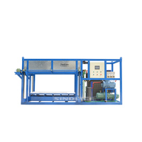 Machine à glace industrielle 2 tonnes/2000 kg, forme de glace uniforme, tension personnalisable pour la pêche en mer
