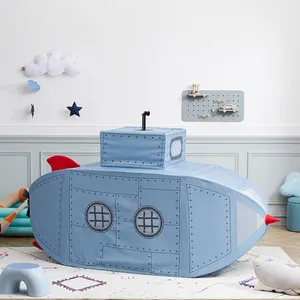 Tent Kids Asweets 2023 Submarine Playhome Kids Toy Tent Indoor Handmade Tent Kids Playhouse