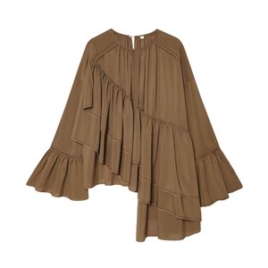 PB&ZA Blusas <span class=keywords><strong>de</strong></span> Gasa para Mujer, Otoño 2025, Nueva Moda, Estilo Casual, Vintage, Manga Larga, Camisas Femeninas, Blusas Chic - Product Image 2