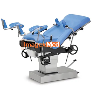 Mesa de parto eléctrica de cama obstétrica eléctrica médica con tablero de pierna deslizante para uso en ginecología - Product Image 4