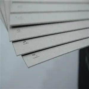 Высококачественная китайская Толстая переработанная серая бумажная доска, картонная серая доска 600gsm
