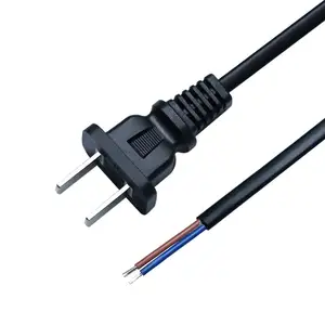Non-Polarized Works with Notebook Laptop, Printer, Chargers Game Console and More Slot Printer Power Cord Cable for European