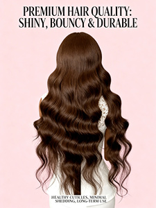 Peluca de Cabello Virgen Brasileño con Frente de Encaje HD 13x6 sin Pegamento, Color Rojizo, 200% de Densidad, Cabello Corto para Mujer, Venta al Por Mayor - Product Image 5