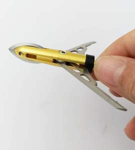 Pontas de Caça Expansíveis de Alta Penetração para Caça de Alces, 2.5 Polegadas, 100Gr, Ouro 7075+ Aço Inoxidável Mecânico - Product Image 2