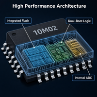 Microcontrôleur 10M02DCU324I7G, circuit intégré à montage en surface, boîtier 324UBGA, 81 entrées/sorties