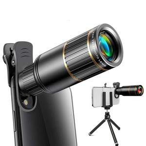 22X Metal Telephoto Lens Phone Clip <b>Tripod</b> Set For Mobile Photography - Product Image 1