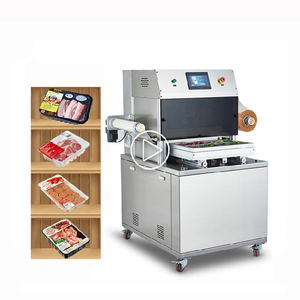 Machine sous vide électrique automatique DQ305L-E pour film étirable sous atmosphère modifiée, scellage thermique pour aliments, boissons et vêtements - Product Image 1