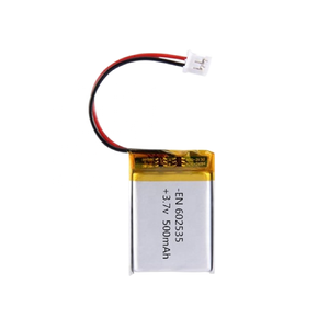 Encore 도매 602535 <span class=keywords><strong>500mAh</strong></span> 리튬 폴리머 배터리 리튬 이온 <span class=keywords><strong>3.7V</strong></span> <span class=keywords><strong>Lipo</strong></span> 충전식 배터리 딥 사이클 파우치 셀 센서 - Product Image 2