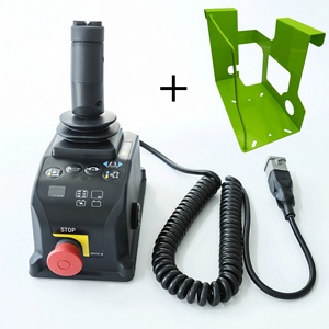 Caja de control para plataforma elevadora de tijera Zoomlion con soporte de montaje verde, unidad de control OEM de repuesto - Product Image 1