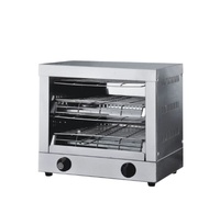 Four à pain électrique à 4 étages et 4 plateaux pour boulangerie, four à pizza, à pain et à gâteaux, four à pain empilable, équipement de cuisson et de pâtisserie